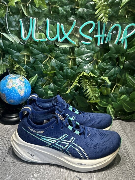 Asics Gel-Cumulus 26 Womens Size 7.5 Blue Athletic Running Shoes Sneakers - Picture 1 of 11